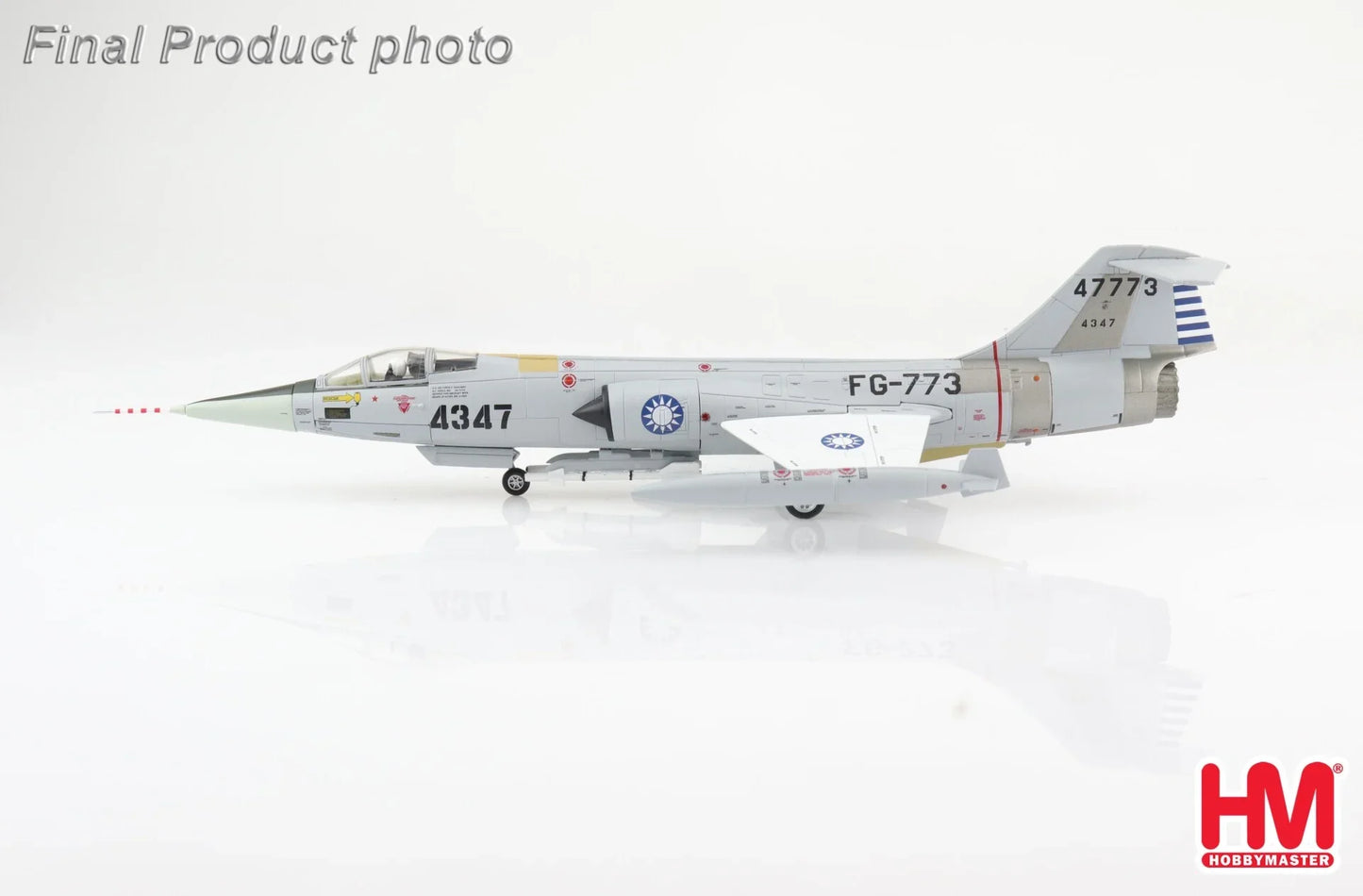 1/72 Lockheed F-104G Starfighter 4347 Capt S L Hu 3rd TFW 8th TFS ROCAF 1967