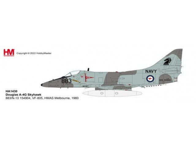 1/72 RAN A-4G Skyhawk 883/N-13 154904 VF-805 HMAS Melbourne 1980