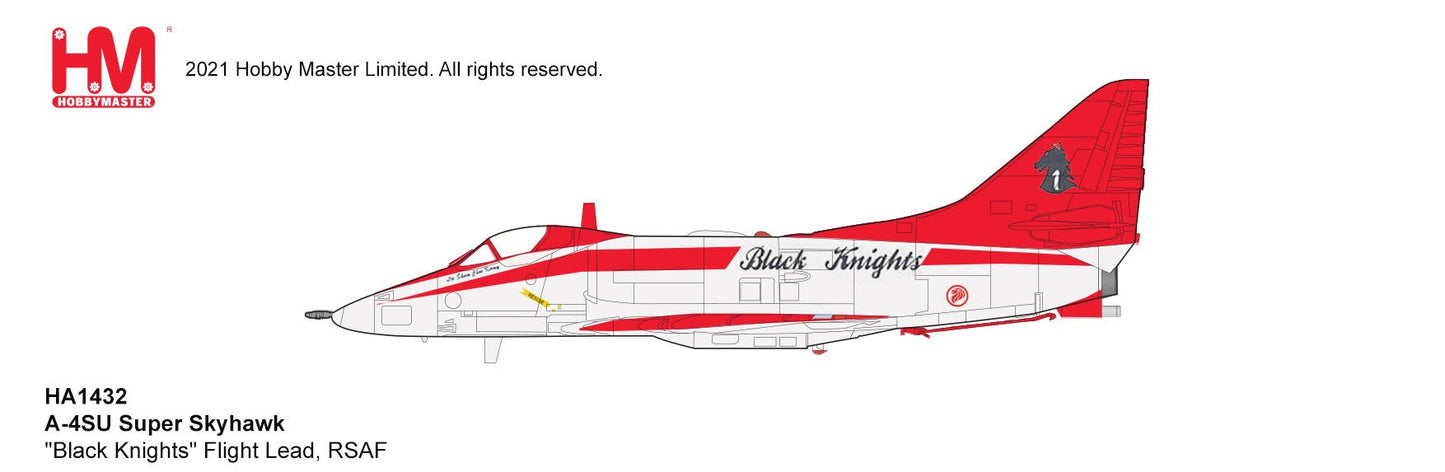 1/72 A-4SU Super Skyhawk Black Knights Flight Lead RSAF