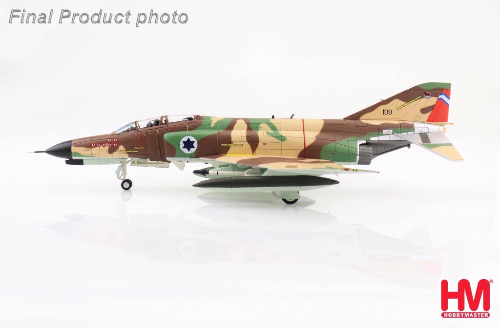 1/72 F-4E "Kurnass" s/n 109 201st Sqn. "The One" Tel Nof Air Base Israel Air Force 1974