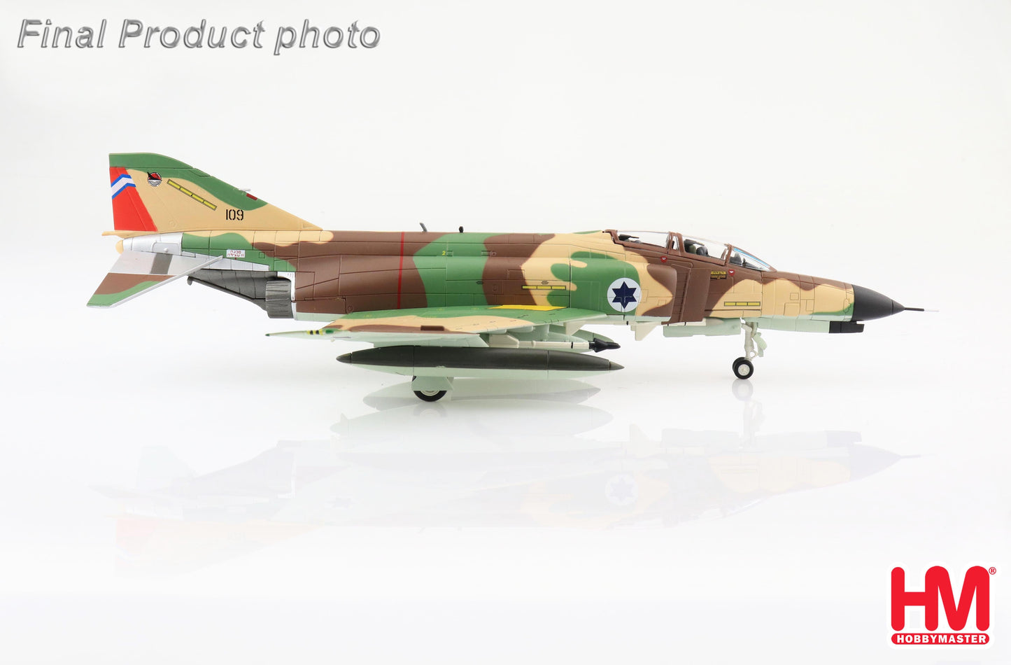 1/72 F-4E "Kurnass" s/n 109 201st Sqn. "The One" Tel Nof Air Base Israel Air Force 1974