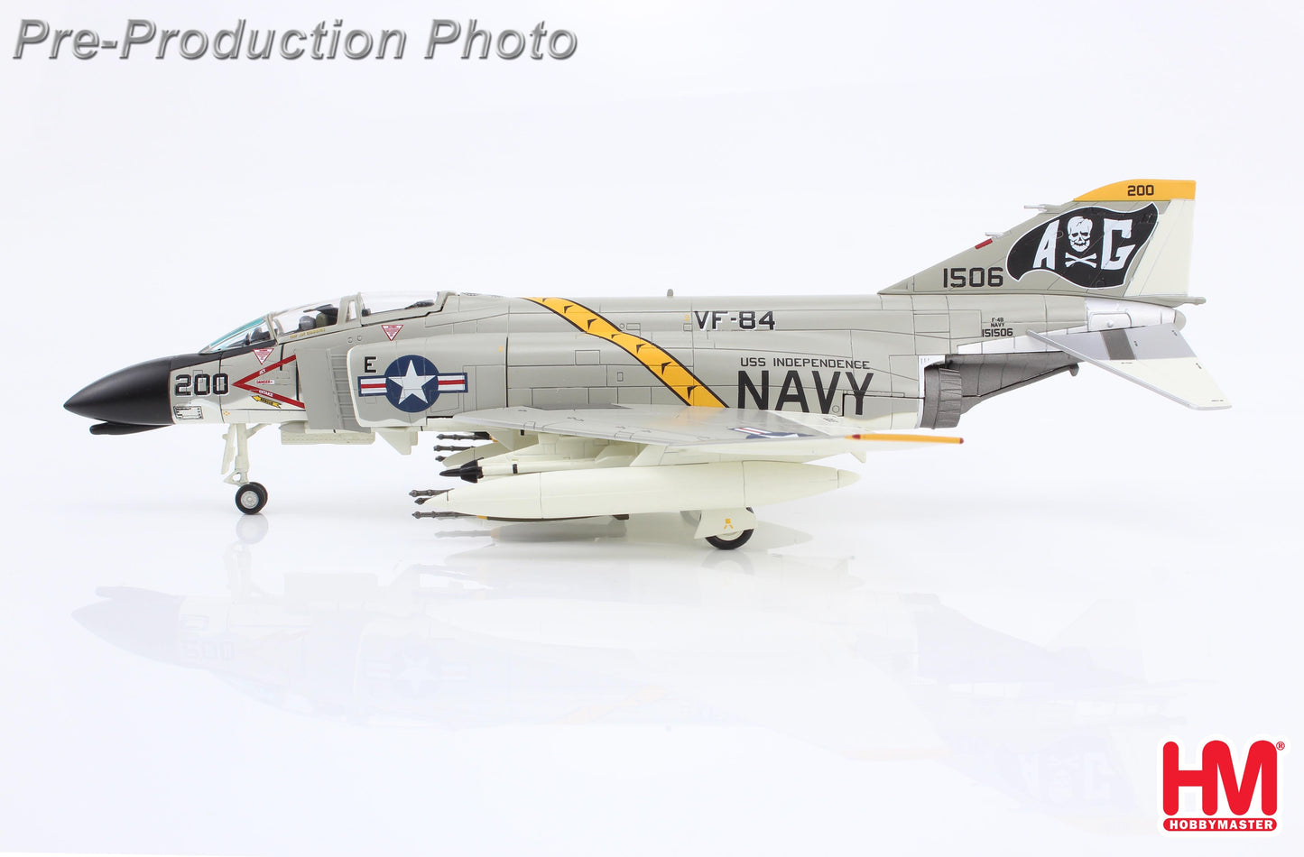 1/72 F-4B Phantom II 151506 VF-84 'Jolly Rogers' USS Independence 1984