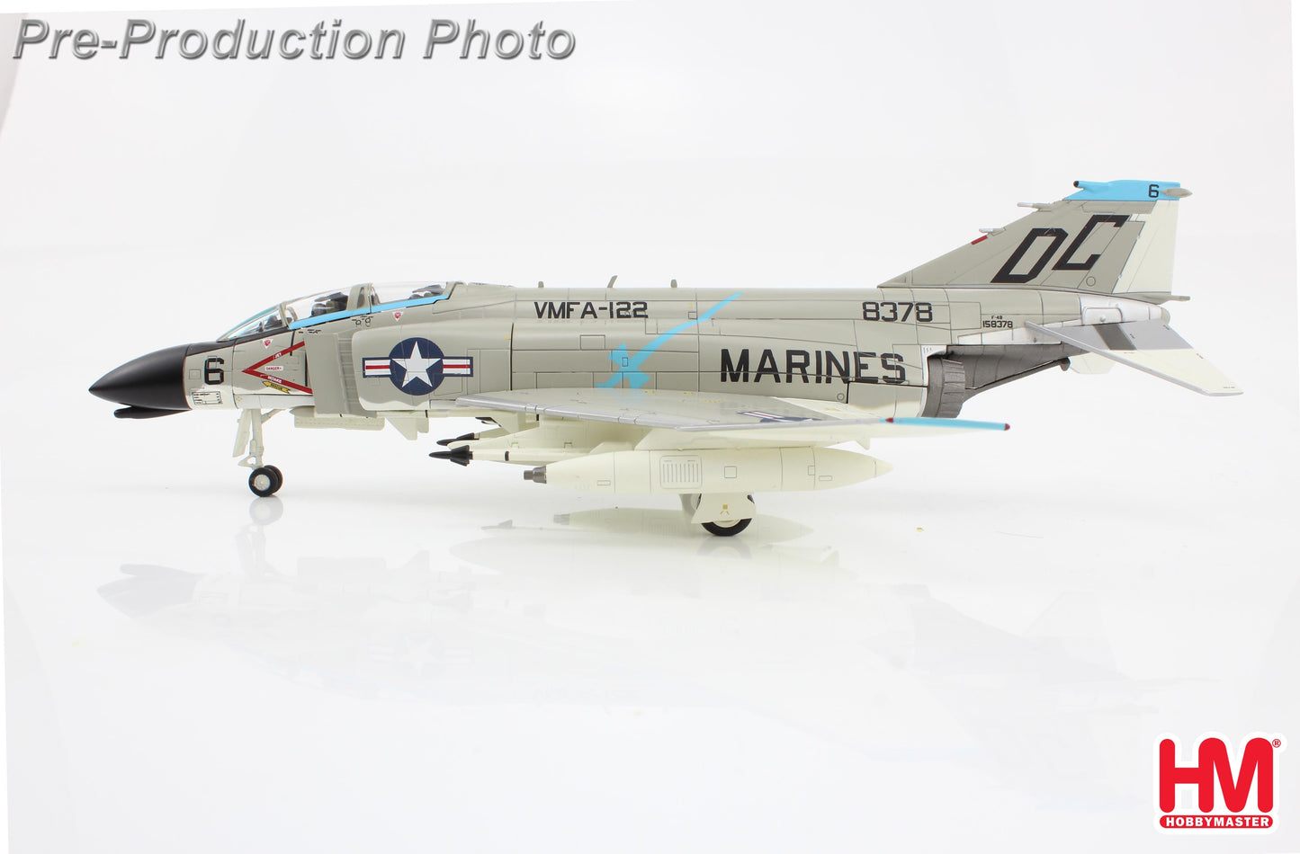 1/72 F-4B Phantom II 158378 VMFA-122 DA Nang Air Base 1968 (with 3 x SUU-23 Gun Pods)