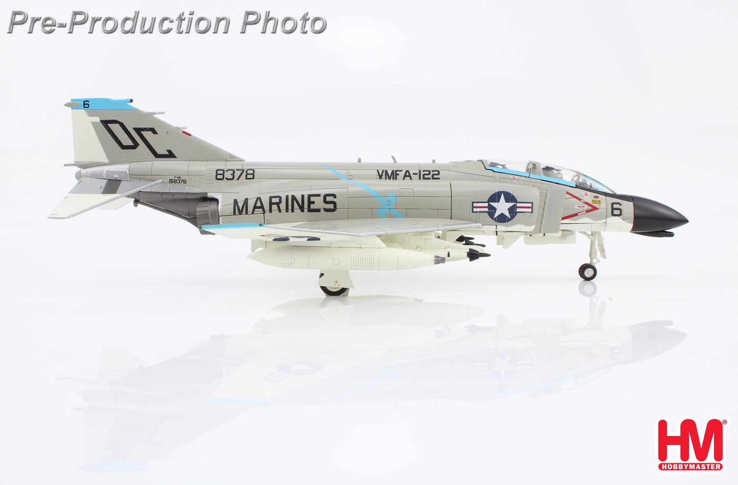 1/72 F-4B Phantom II 158378 VMFA-122 DA Nang Air Base 1968 (with 3 x SUU-23 Gun Pods)