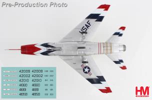 1/72 F-100 Skyblazers USAF 1960 Season (with Decals for 6 Airplanes)