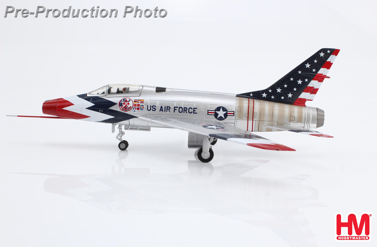 1/72 F-100 Skyblazers USAF 1960 Season (with Decals for 6 Airplanes)