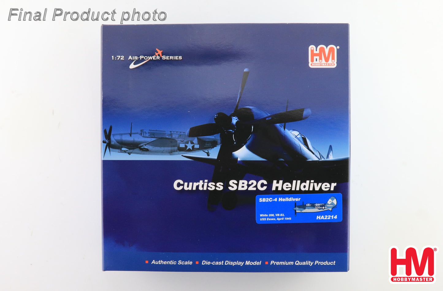 1/72 SB2-C Helldiver White 208 VB-83 USS Essex April 1945