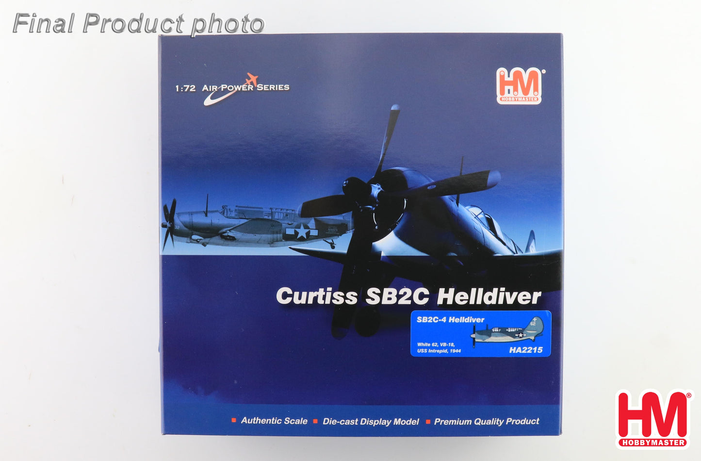 1/72 SB2-C Helldiver White 62 VB-18 USS Intrepid 1944