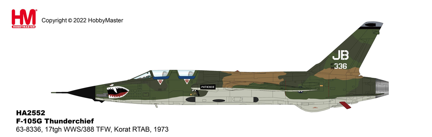 1/72 F-105G Thunderchief 63-8336, 17tgh WWS/388 TFW, Korat RTAB, 1973