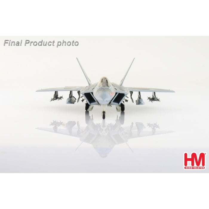 1/72 F-22 Raptor "Spirit of America" (Underwing Weapons: 2 x AGM-158 8 x AIM-120 2 x Fuel Tanks)