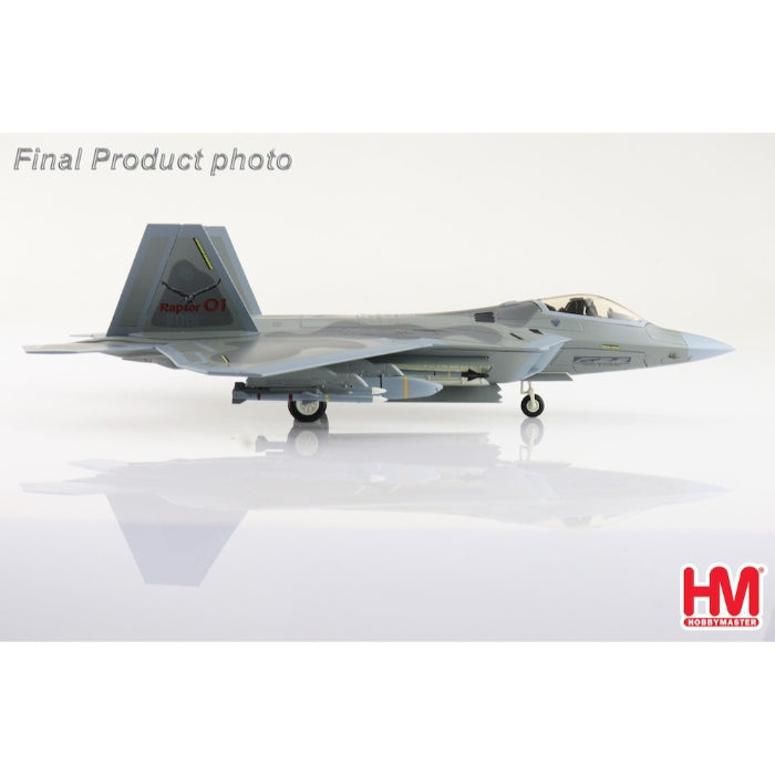 1/72 F-22 Raptor "Spirit of America" (Underwing Weapons: 2 x AGM-158 8 x AIM-120 2 x Fuel Tanks)