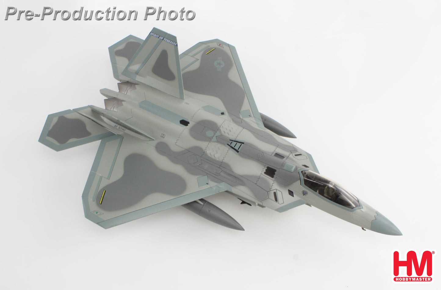 1/72 F-22A Raptor "Spirit of Tukegee" 07-4147 477 FG Elmendorf AFB 2013