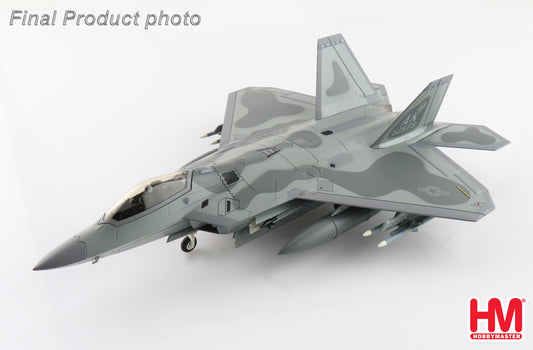 1/72 F-22A Raptor 3rd FW 525 FS Elmendorf AFB 2011 (with 4 X Aim-120 On Outerboard)