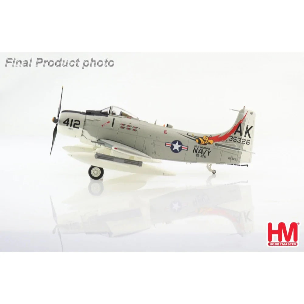 1/72 Douglas A-1H Skyraider 412 VA-176 USS Intrepid 1966