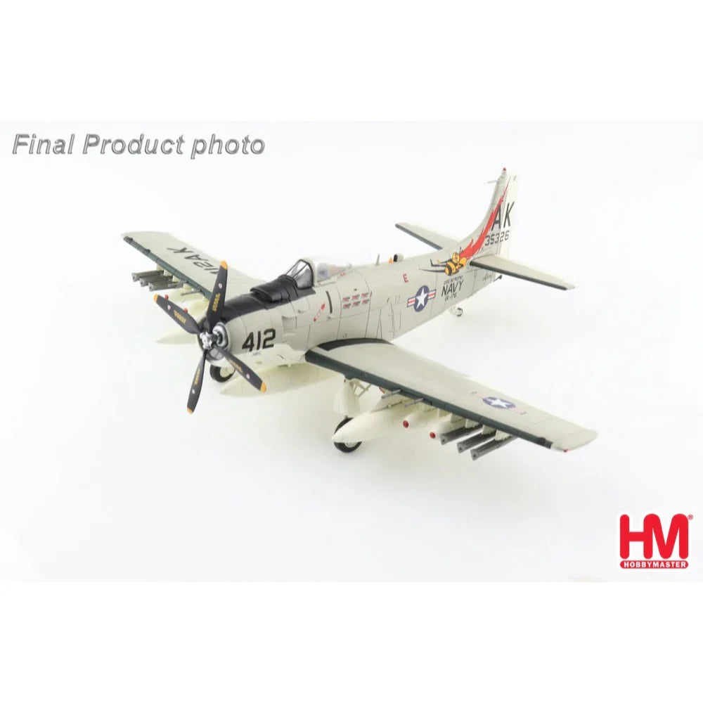 1/72 Douglas A-1H Skyraider 412 VA-176 USS Intrepid 1966