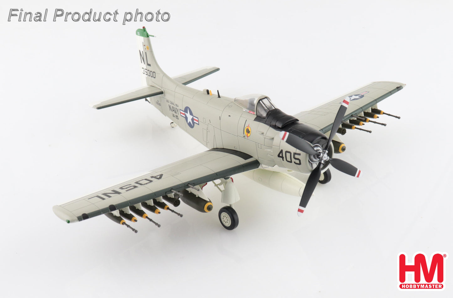 1/72 A-1H Skyraider "Last Combat Mission" 135300 VA-25 USS Coral Sea 1967