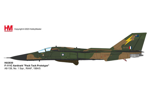 1/72 RAAF F-111C Aardvark No.1 Sqn Pave Tack Prototype A8-138 1984