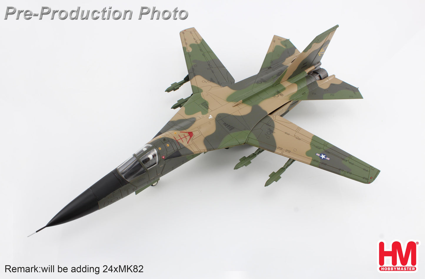 1/72 F-111A "Combat Lancer" 66-0022 USAF Takhli RTAFB 1968 (with 24 X Early MK.82 Bomb)