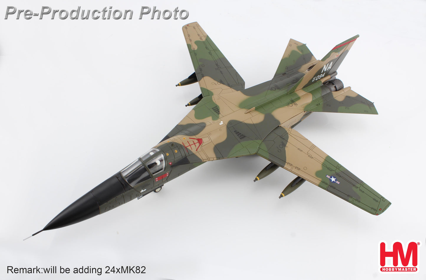 1/72 F-111A 'Gunboat Killer' 430th TFS 347th TFW Korat RTAFB 1975 (with 4 x Mk.84 24 x Mk.82)