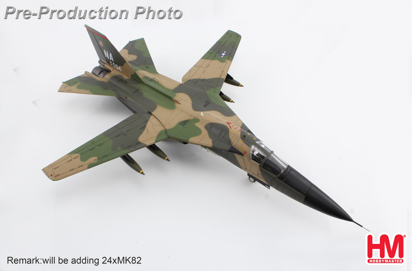 1/72 F-111A 'Gunboat Killer' 430th TFS 347th TFW Korat RTAFB 1975 (with 4 x Mk.84 24 x Mk.82)