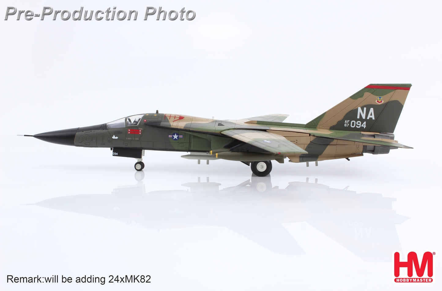 1/72 F-111A 'Gunboat Killer' 430th TFS 347th TFW Korat RTAFB 1975 (with 4 x Mk.84 24 x Mk.82)