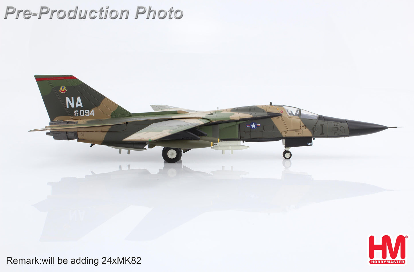 1/72 F-111A 'Gunboat Killer' 430th TFS 347th TFW Korat RTAFB 1975 (with 4 x Mk.84 24 x Mk.82)