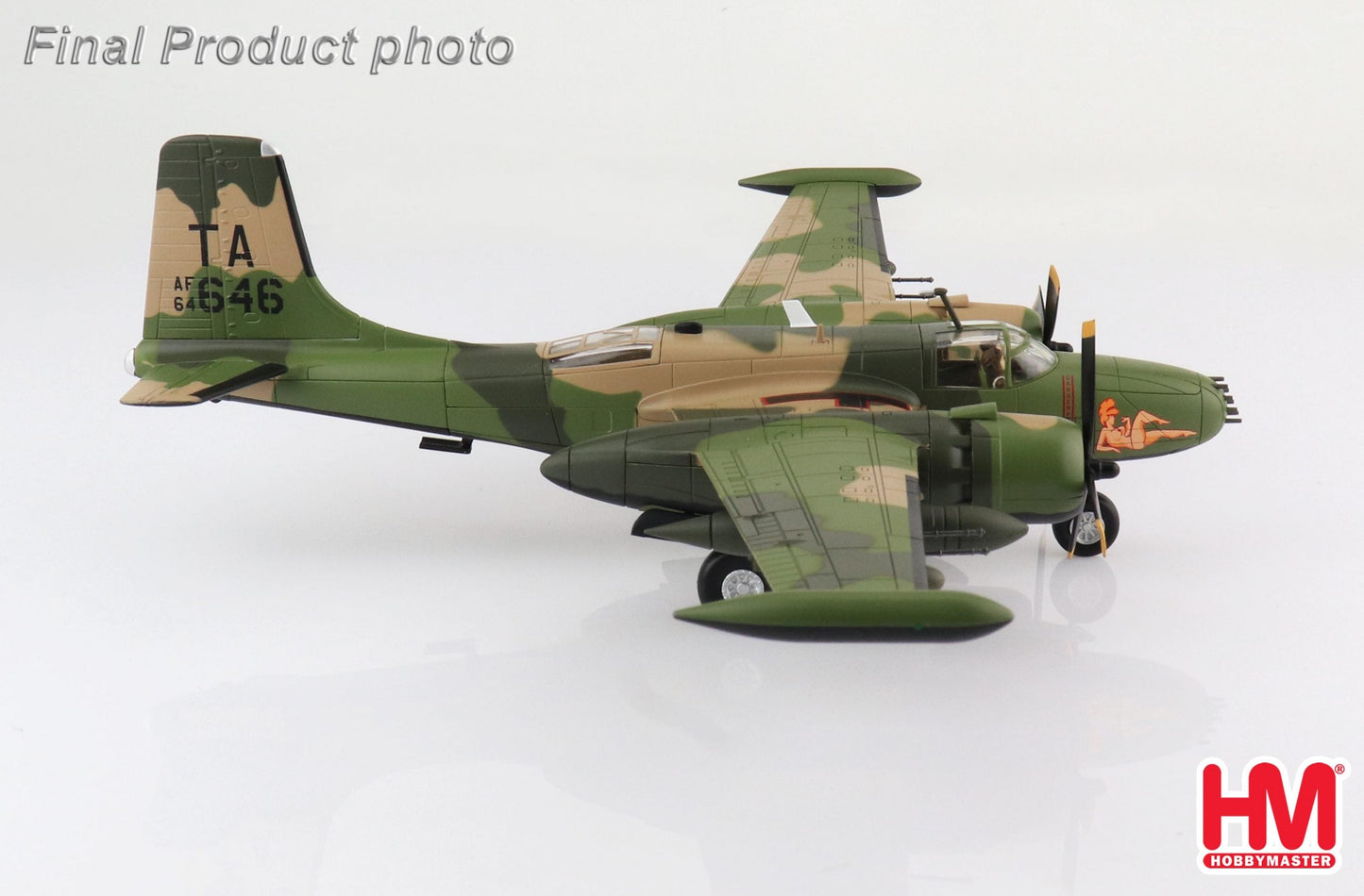 1/72 B-26K Counter Invader AF64-646 609th SOS 59th SOW Thailand 1969