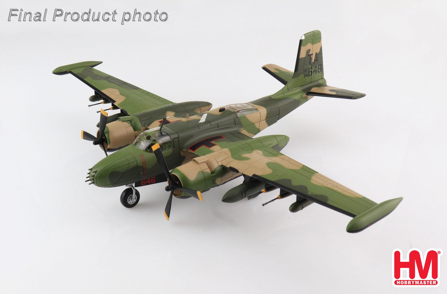 1/72 B-26K Counter Invader AF64-646 609th SOS 59th SOW Thailand 1969