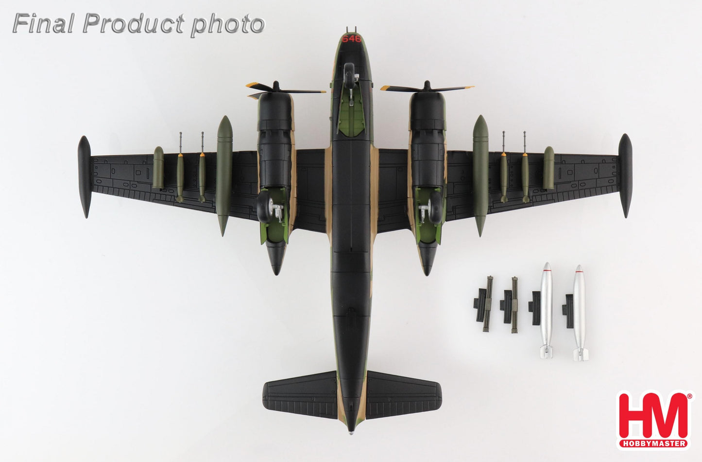 1/72 B-26K Counter Invader AF64-646 609th SOS 59th SOW Thailand 1969