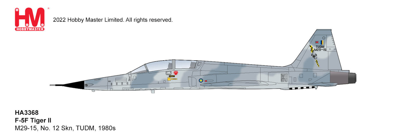 1/72 F-5F Tiger II M29-15 No. 12 Sqn TUDM 1980s