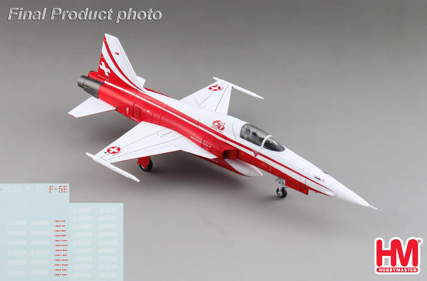 1/72 Northrop F-5E Tiger II Patrouille Suisse "60th Anniversary" 2024