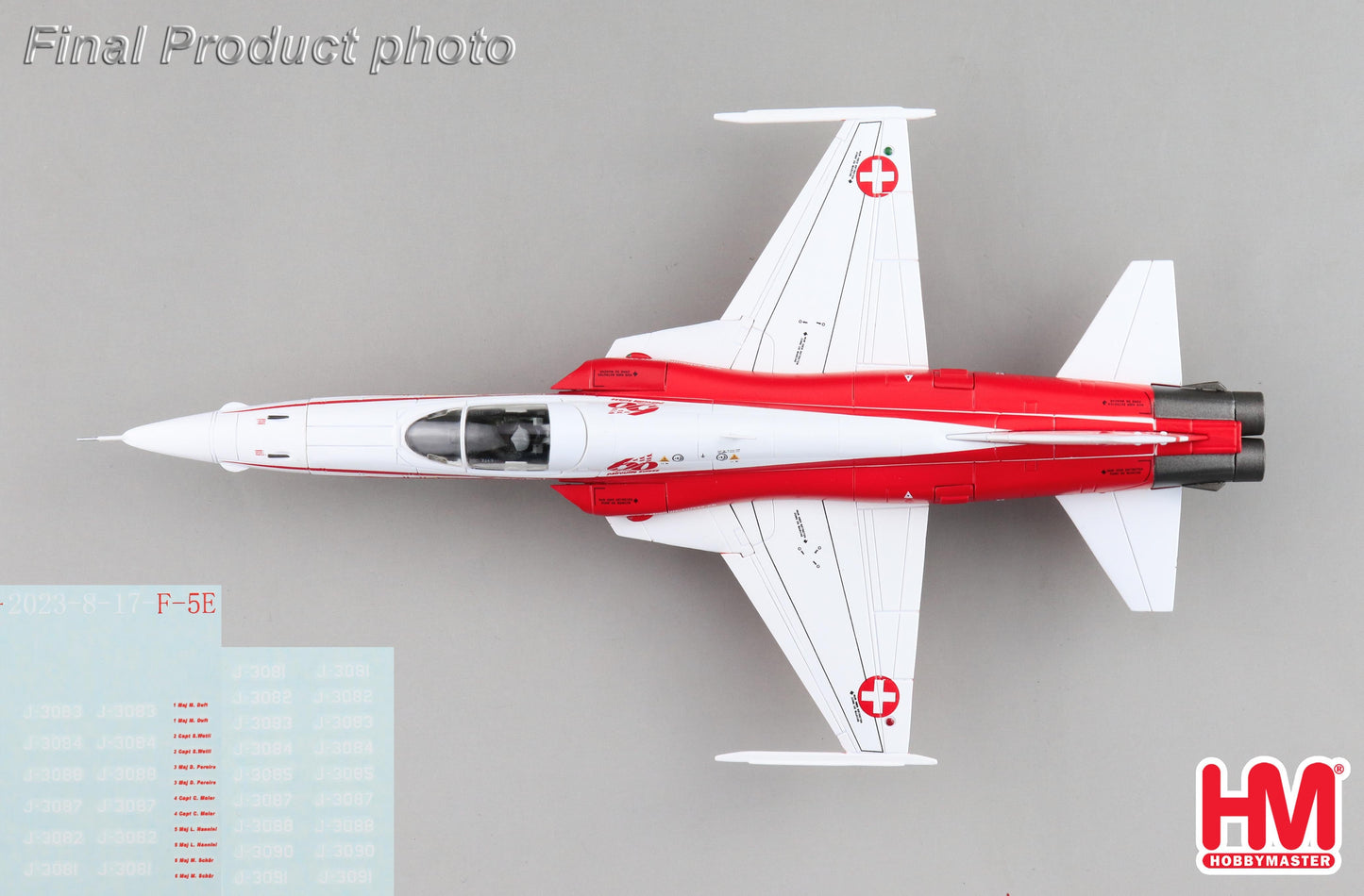 1/72 Northrop F-5E Tiger II Patrouille Suisse "60th Anniversary" 2024