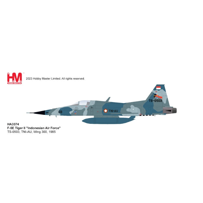 1/72 F-5E Tiger II "Indonesian Air Force" TS-0503 TNI-AU Wing 300 1985