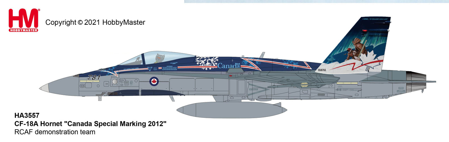 CF-18A Hornet  - Canada Special Marking 2012 - RCAF demonstration team