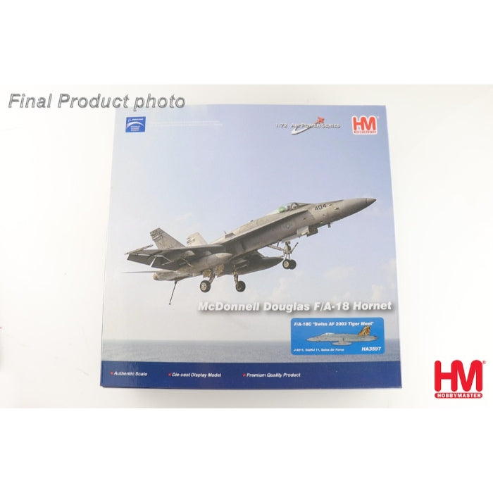 1/72 F/A-18C "Swiss AF 2003 Tiger Meet" J-5011 Staffel 11 Swiss Air Force