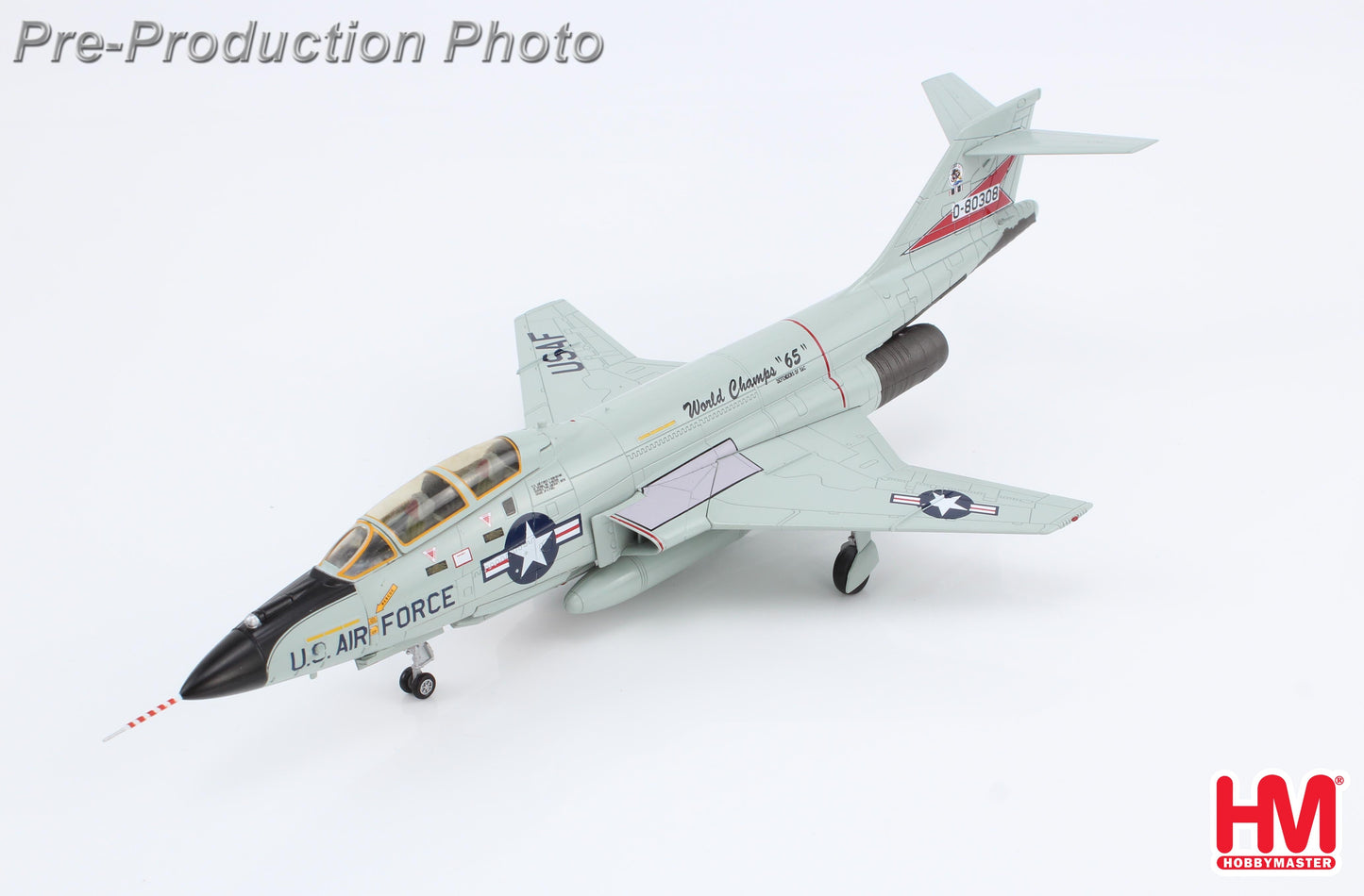 1/72 F-101B Voodoo "World Champs 65" SO-80308 62ND FIS USAF KI Sawer AFB 1965