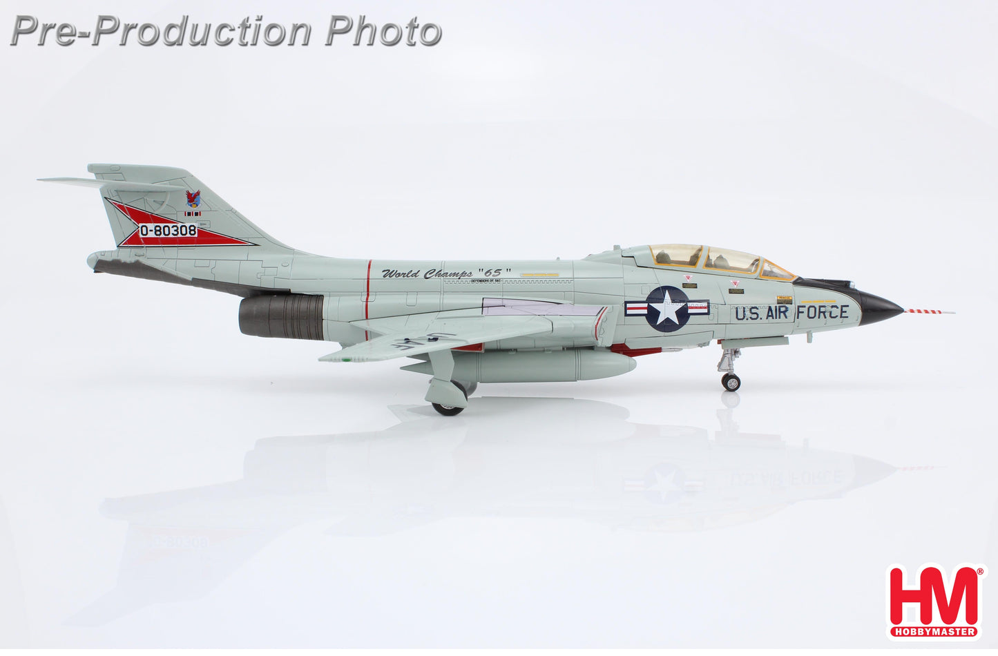 1/72 F-101B Voodoo "World Champs 65" SO-80308 62ND FIS USAF KI Sawer AFB 1965