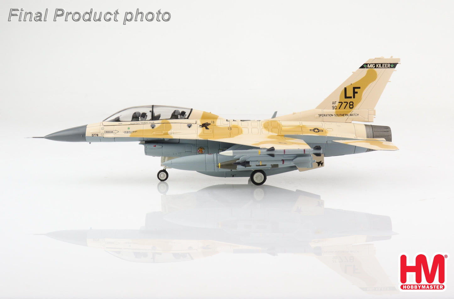 1/72 F-16D Fighting Falcon Mig killer 90-0778 319th FS Luke AF Base june 2022