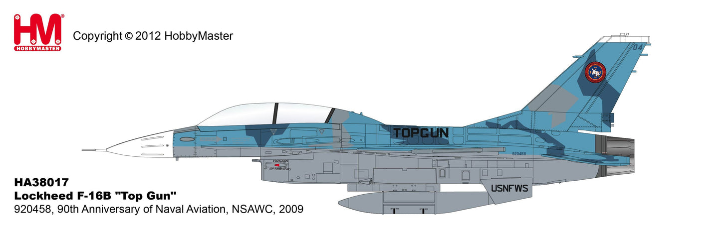 1/72 Lockheed F-16B "Top Gun" 920458 NSAWC 2009