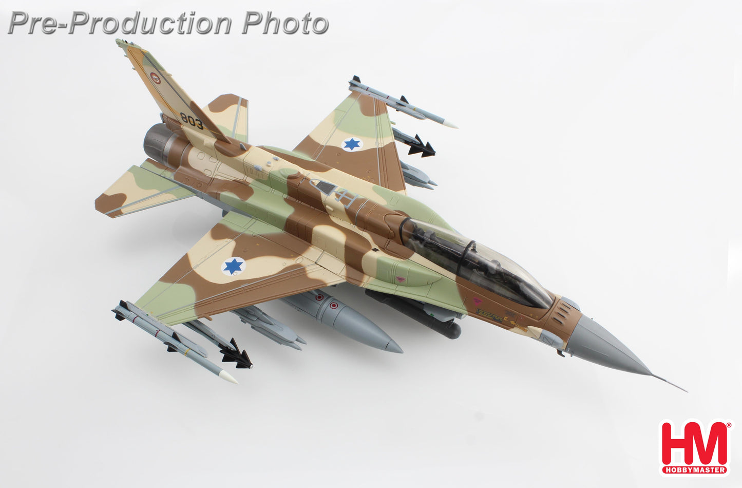 1/72 Lockheed F-16I "Operation Breaking Dawn" 803 #107 Sqn. IAF Aug 2022 (with 8 x GBU-39 Bombs)