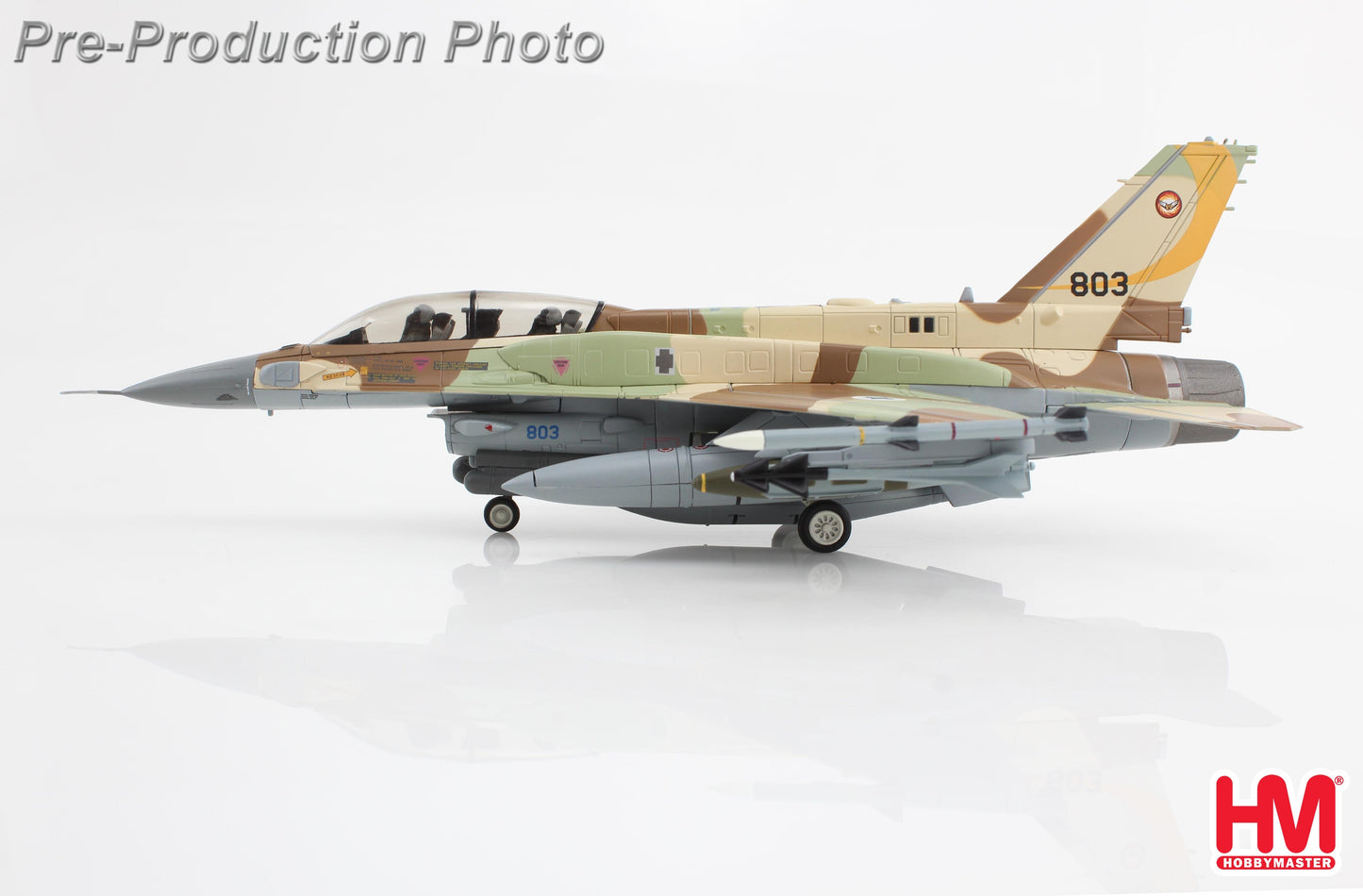 1/72 Lockheed F-16I "Operation Breaking Dawn" 803 #107 Sqn. IAF Aug 2022 (with 8 x GBU-39 Bombs)