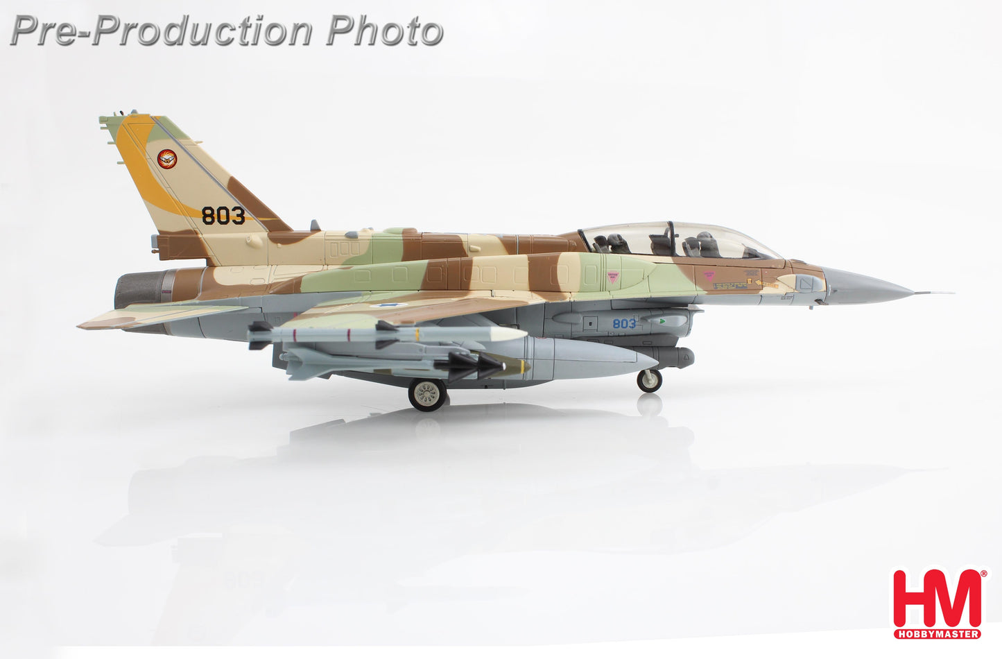 1/72 Lockheed F-16I "Operation Breaking Dawn" 803 #107 Sqn. IAF Aug 2022 (with 8 x GBU-39 Bombs)