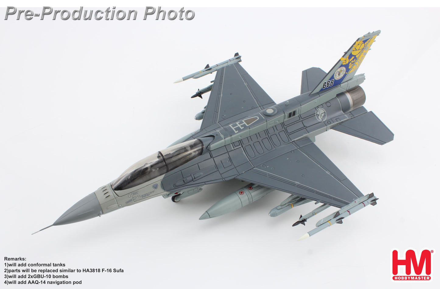 1/72 F-16D 'Exercise Hot Shot 2014' 668 145 Squadron RSAF