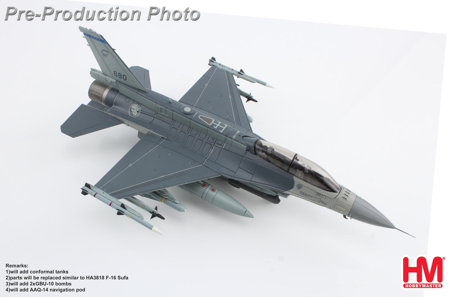 1/72 F-16D 'Pitch Black 2022' 680 145 Squadron RSAF Darwin