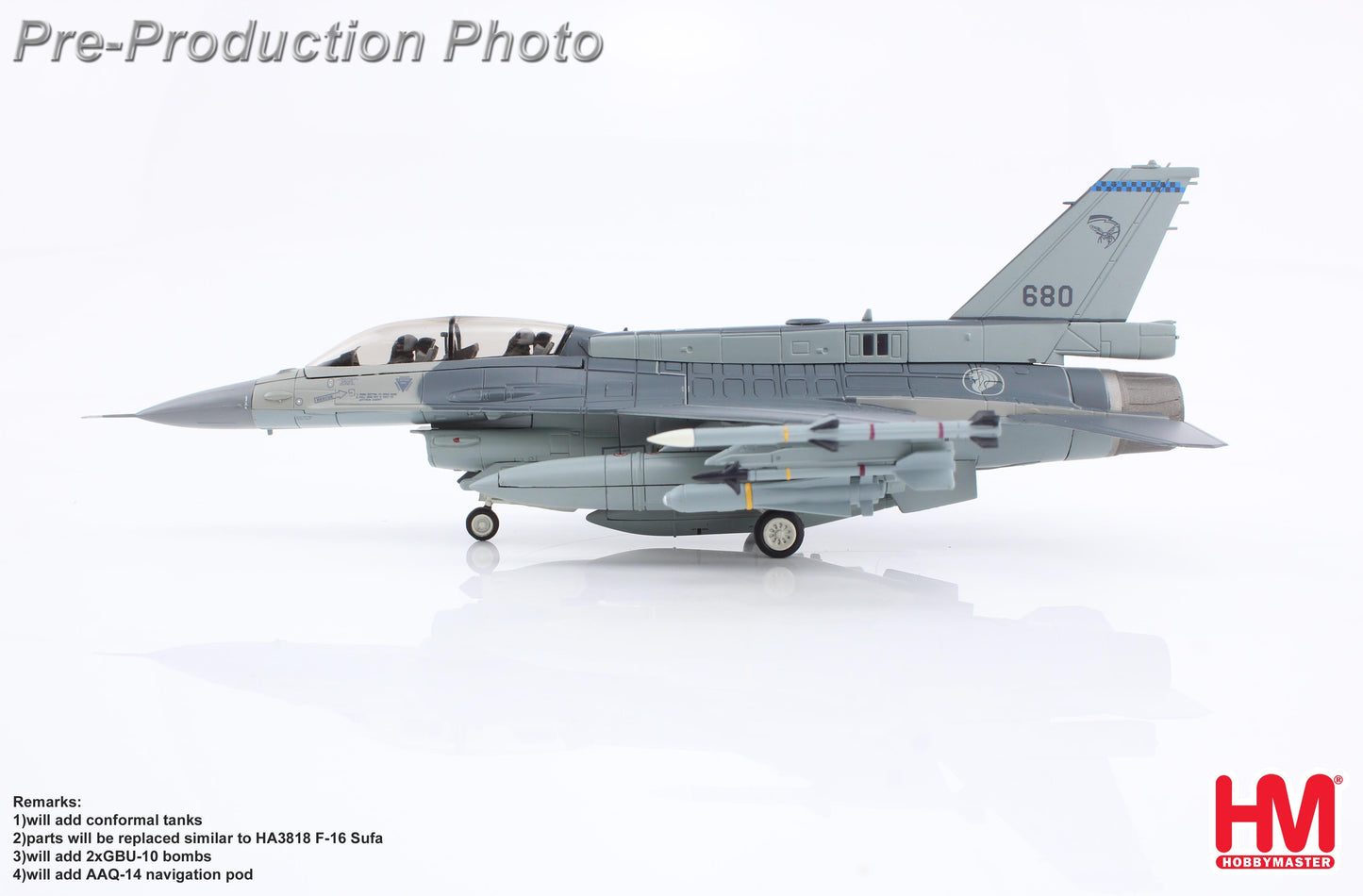 1/72 F-16D 'Pitch Black 2022' 680 145 Squadron RSAF Darwin