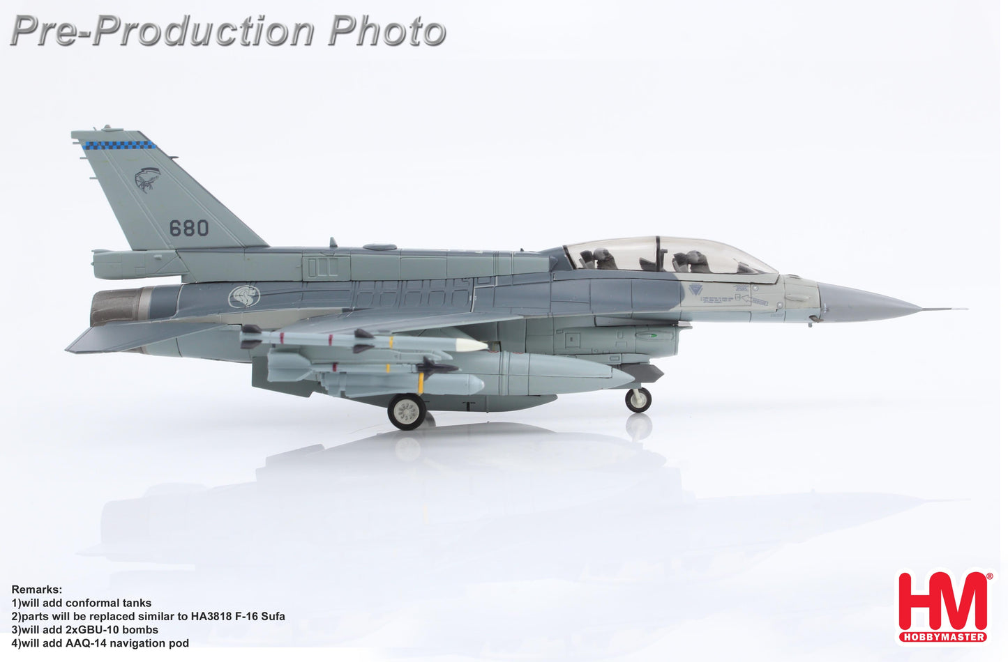 1/72 F-16D 'Pitch Black 2022' 680 145 Squadron RSAF Darwin