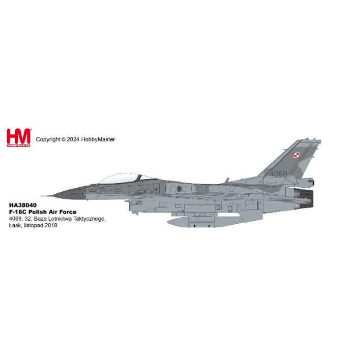 1/72 F-16C Polish Air Force 4068 32. Baza Lotnictwa Taktycznego Lask listopad 2019