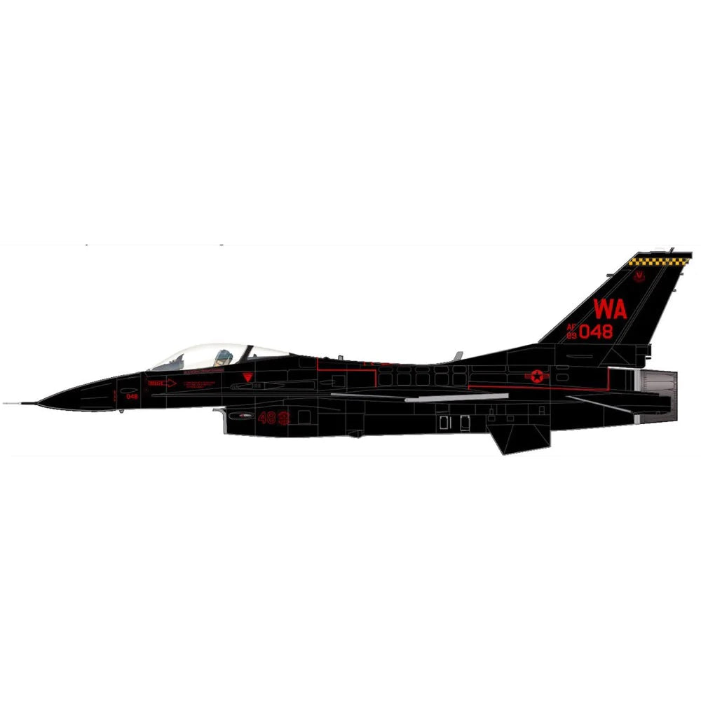 1/72 Lockheed Martin F-16C  - Wraith -  89-2048 64th Aggressor Sqn. Nellis AFB 2020