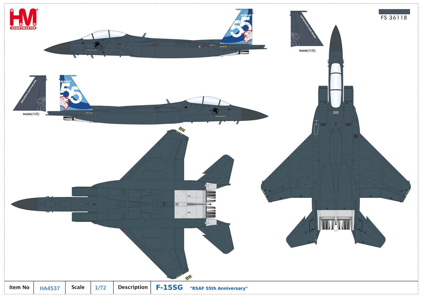 1/72 F-15SG ''RSAF 55th Anniversary''