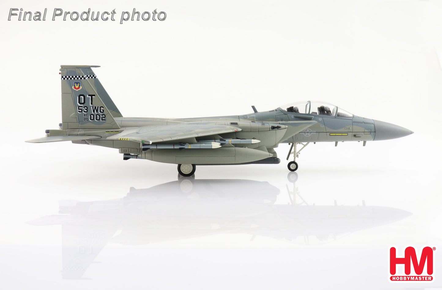 1/72 F-15EX Eagle II 20-0002 53 WG USAF 2002 with 8 x Aim-120